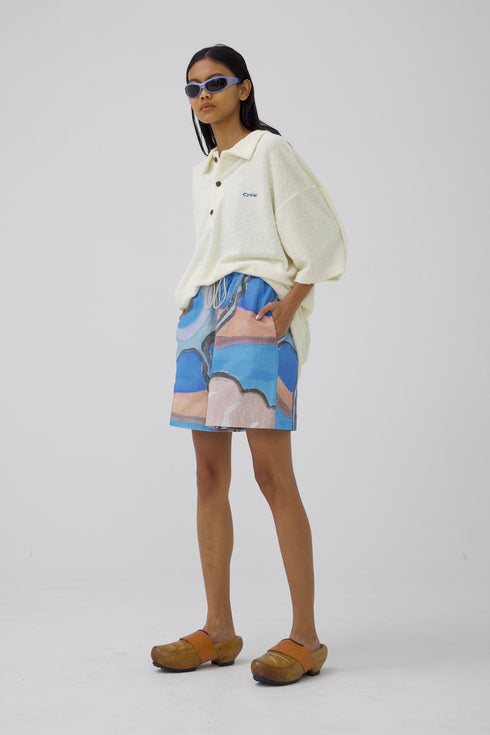 SPIRIT AMEBA PANTS -BLUE-